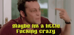 Vince Vaughn Wedding Crashers Maybe I'm Crazy GIF