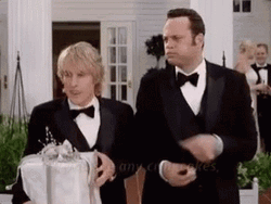 Vince Vaughn Wedding Crashers Mouth Is Full GIF