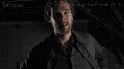Vincent Van Gogh Word Painting GIF