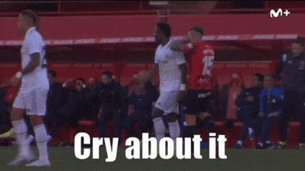 Vini Jr Cry About It GIF