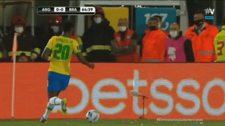 Vini Jr Rainbow Flick GIF