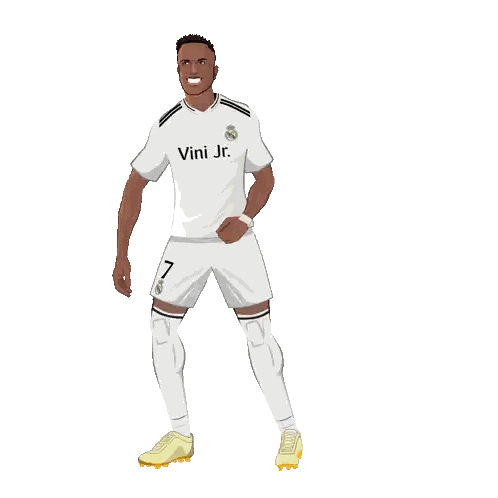 Vini Jr. Soccer Player Sticker