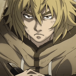 Vinland Saga Thorfinn Holding Dagger GIF