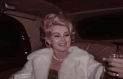 Vintage Actress Drinking GIF