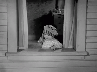 Vintage Baby Throw In The Towel  GIF