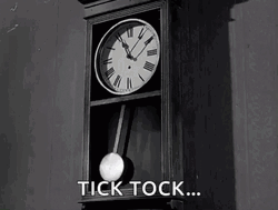 Vintage Clock Ticking Tick Tock GIF
