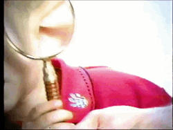 Vintage Commercial Cute Kid Investigates GIF