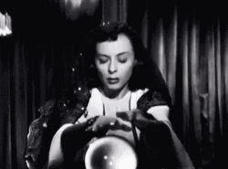 Vintage Fortune Teller Hocus Pocus Crystal Ball GIF