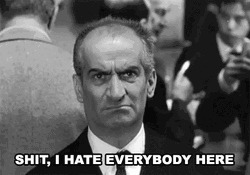 Vintage Grumpy Old Men Louis De Funes GIF