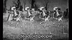 Vintage Halloween Dead People GIF