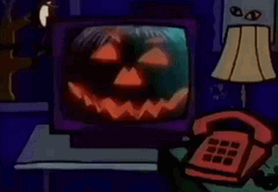 Vintage Halloween Jack O' Lantern  GIF