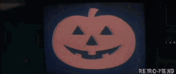 Vintage Halloween Scared Phone Call GIF