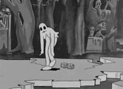 Vintage Halloween Snow-White GIF