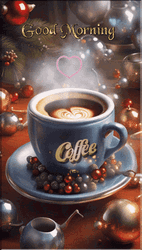 Vintage Mug Of Coffee Good Morning  GIF