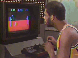 Vintage Pele Soccer Joystick Video Game GIF
