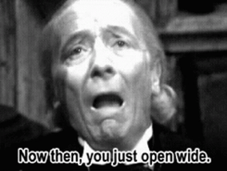 Vintage Pulling Teeth Open Wide GIF