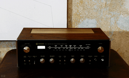 Vintage Radio Music Playing GIF