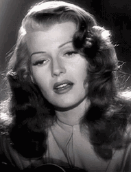 Vintage Rita Hayworth Sad Expression