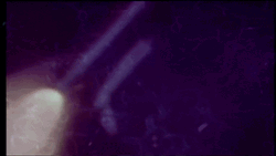 Vintage Rocket Ship Footage GIF
