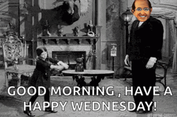 Vintage Wednesday Dancing Face Swap GIF