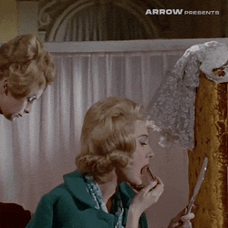 Vintage Woman Getting Ready Putting Lipstick GIF