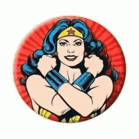 Vintage Wonder Woman Logo