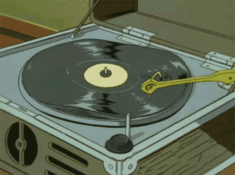 Vinyl Records Record Collection GIF