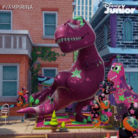 Violet Dinosaur Dance Game GIF
