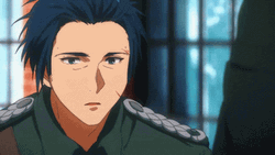 Violet Evergarden Gilbert Bougainvillea Look GIF