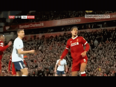 Virgil Van Dijk Erick Lamela GIF
