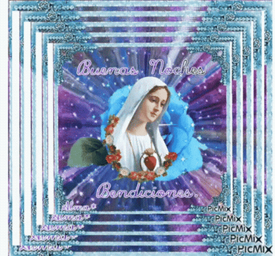 Virgin Mary Buenas Noches Bendiciones GIF