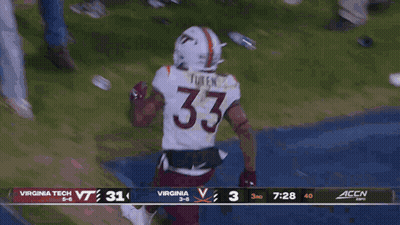 Virginia Tech Vs Virginia Football Game GIF