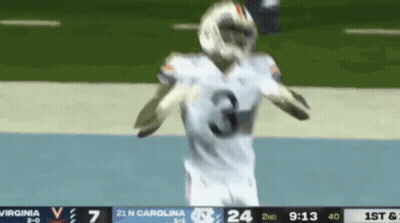 Virginia Vs North Carolina Football Game GIF