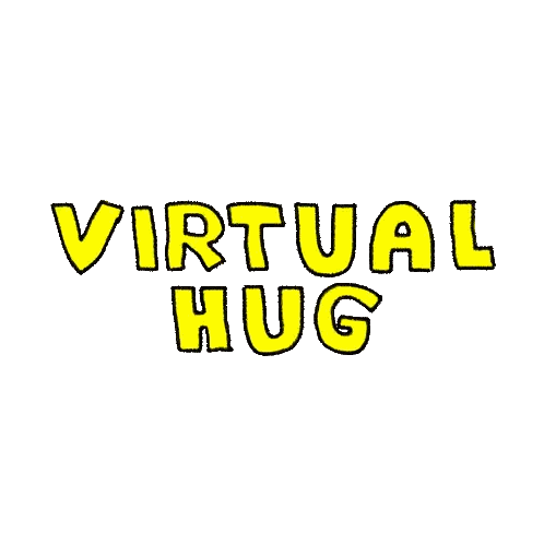 Virtual Hug Logo Sticker