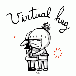 Virtual Love Big Hug GIF