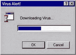 Virus Alert Download Complete GIF
