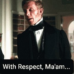 Viscount Palmerston With Respect Ma'am GIF