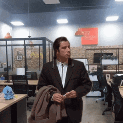 Vision Art Studio Confused Actor John Travolta GIF