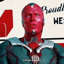Vision I Am Not Amused GIF