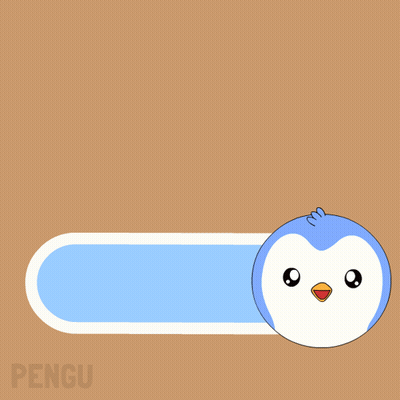 Visit Us Sign With Penguin GIF