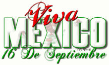 Viva Mexico 16 De Septiembre Greeting GIF