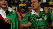 Viva Mexico Three Celebrating Men GIF