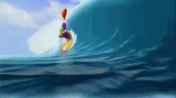 Viva Pinata Surfing Franklin Fizzlybear GIF