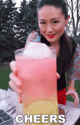 Vivian Aronson Juice Cheers GIF