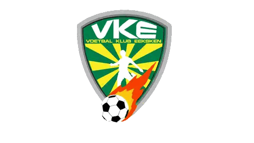 Vke Voetbal Klub Eeksken Logo With Soccer Ball Sticker