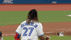 Vladimir Guerrero Jr. Body Bump GIF