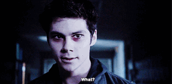 Void Stiles Dylan O'Brien Asking What GIF
