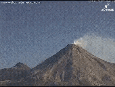 Volcano Erupting GIF