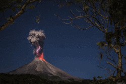 Volcano Eruption Ash Smoke GIF