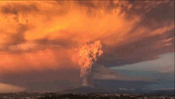 Volcano Eruption Chile Smoke Explosion GIF